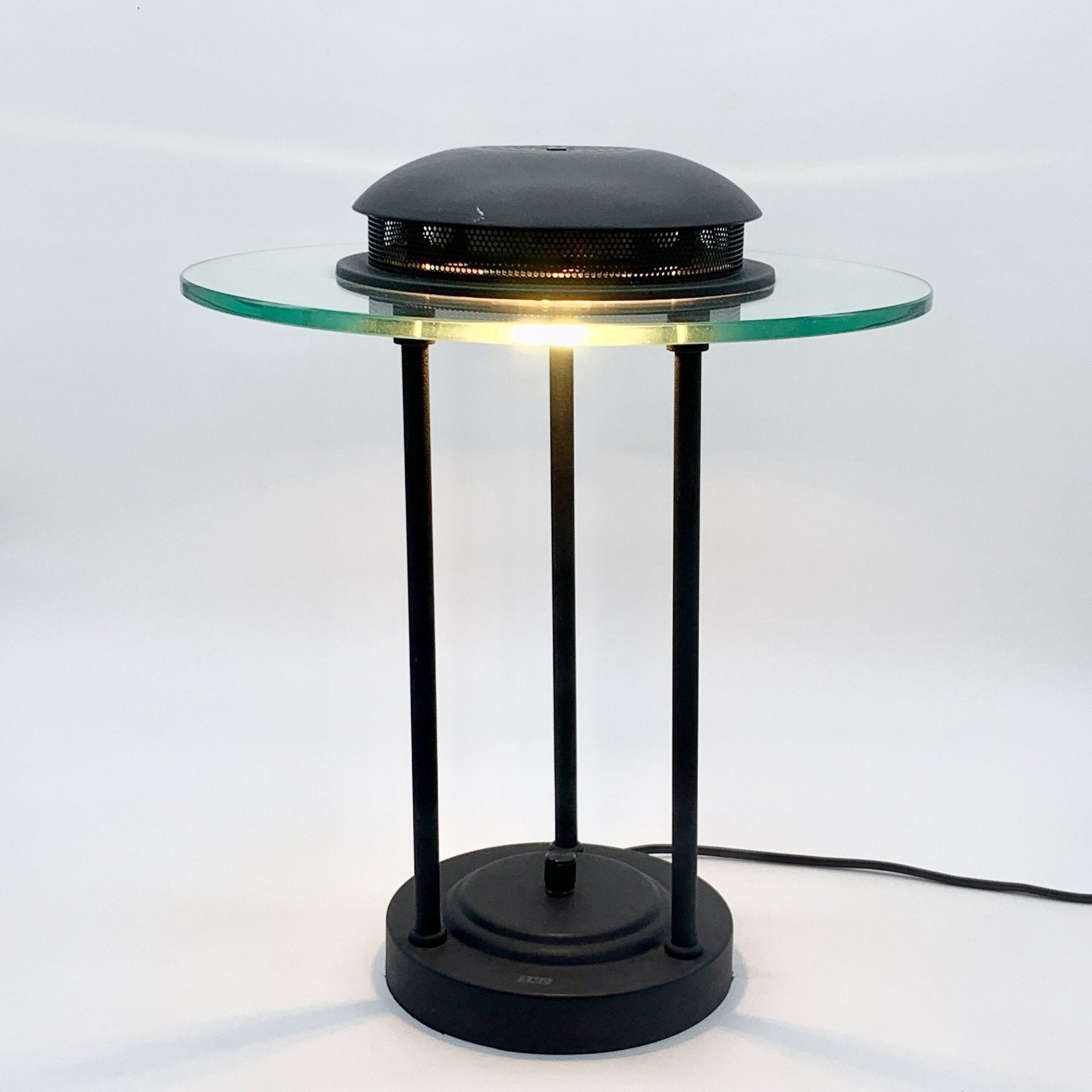 LAMPE "SATURNE" PAR ROBERT SONNEMAN, 1980s