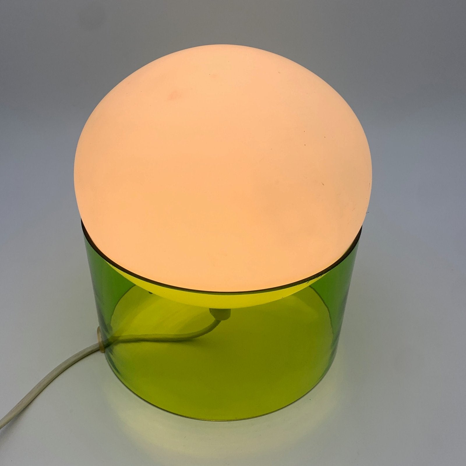 LAMPE GLOBE SPACE AGE VERTE, IKEA, 1990