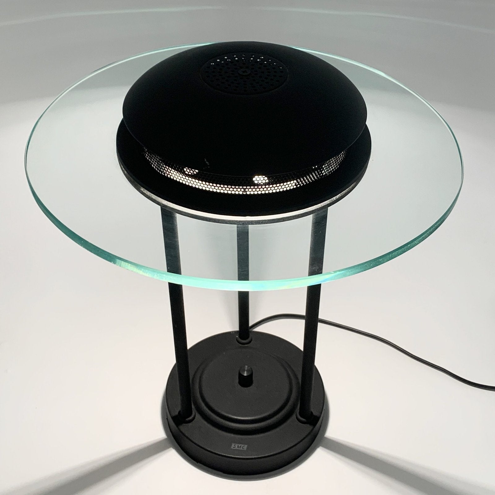 LAMPE "SATURNE" PAR ROBERT SONNEMAN, 1980s