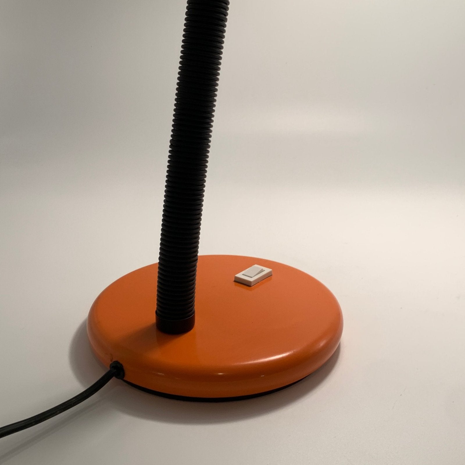 LAMPE DE BUREAU ORANGE TARGETTI, 1970