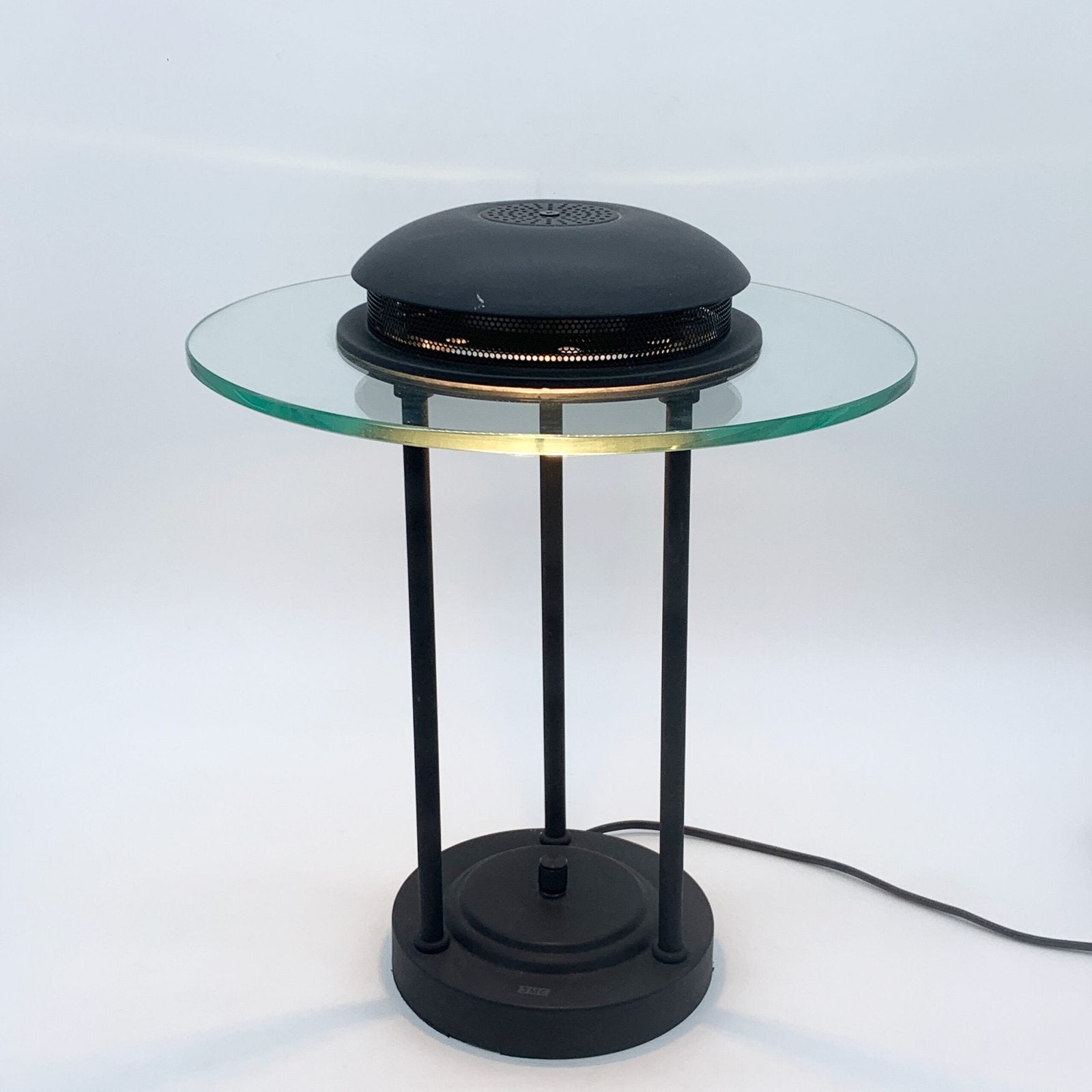 LAMPE "SATURNE" PAR ROBERT SONNEMAN, 1980s