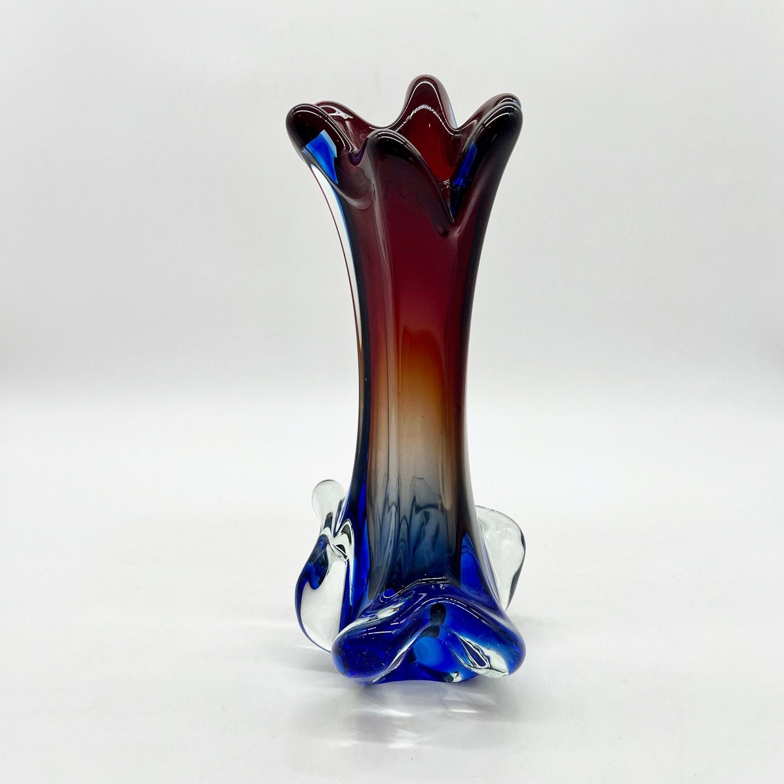GRAND VASE MURAN0 ROUGE/BLEU, 1960