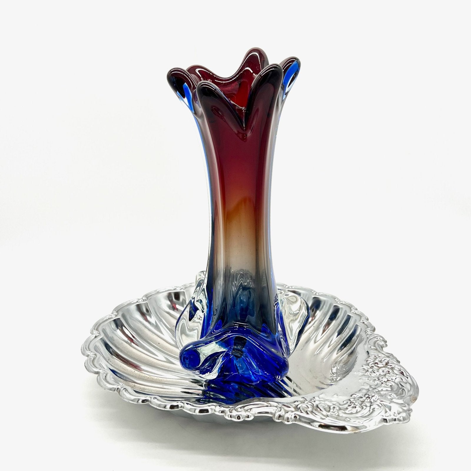 GRAND VASE MURAN0 ROUGE/BLEU, 1960