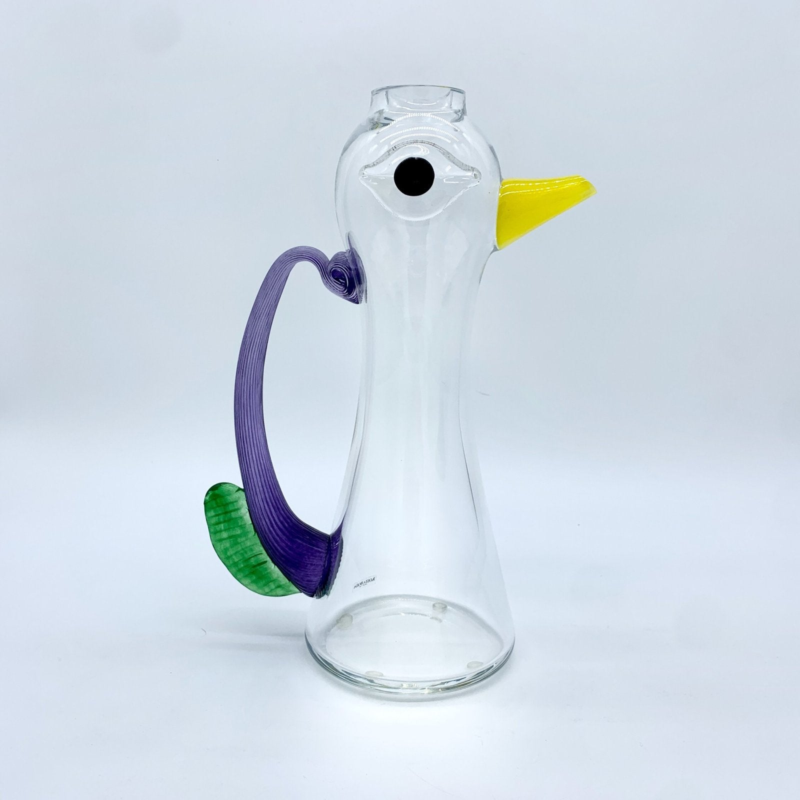 PICHET “FENIX” EN VERRE PAR KJELL ENGMAN POUR KOSTA BODA – SUÈDE, 1992
