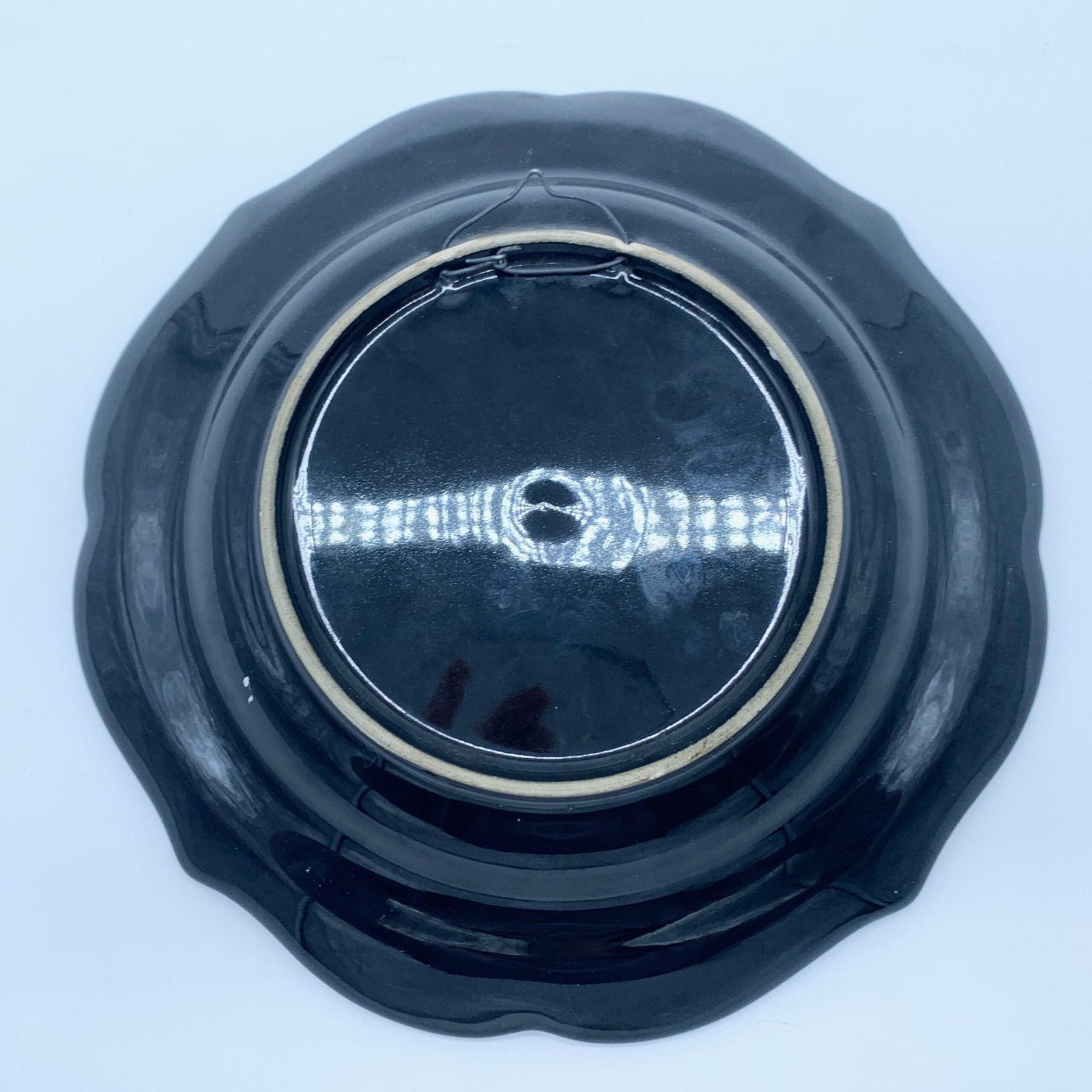 ASSIETTE BARBOTINE AVEC MOTIF MARIN, 1970