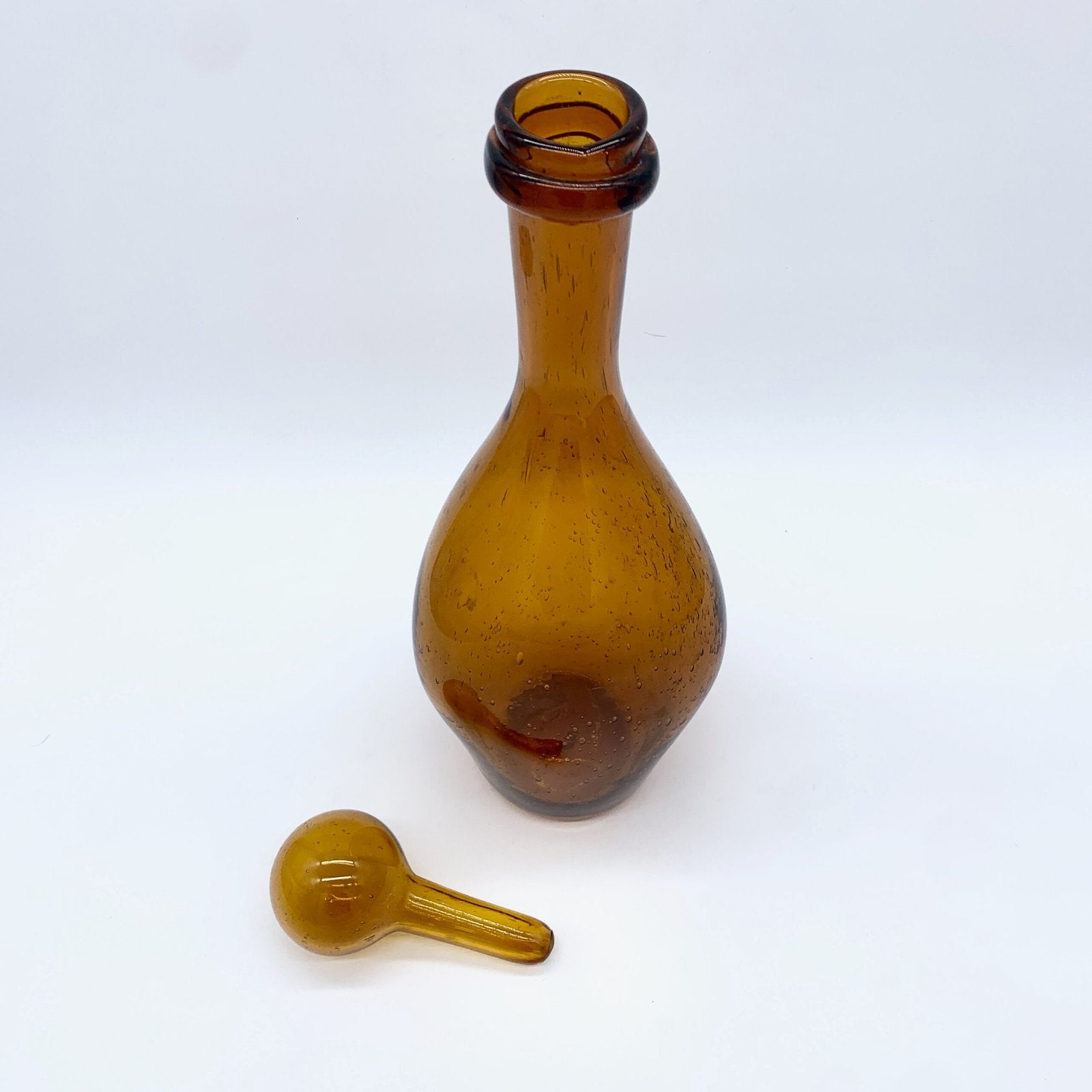 GRANDE CARAFE BIOT EN VERRE SOUFFLÉ, 1960