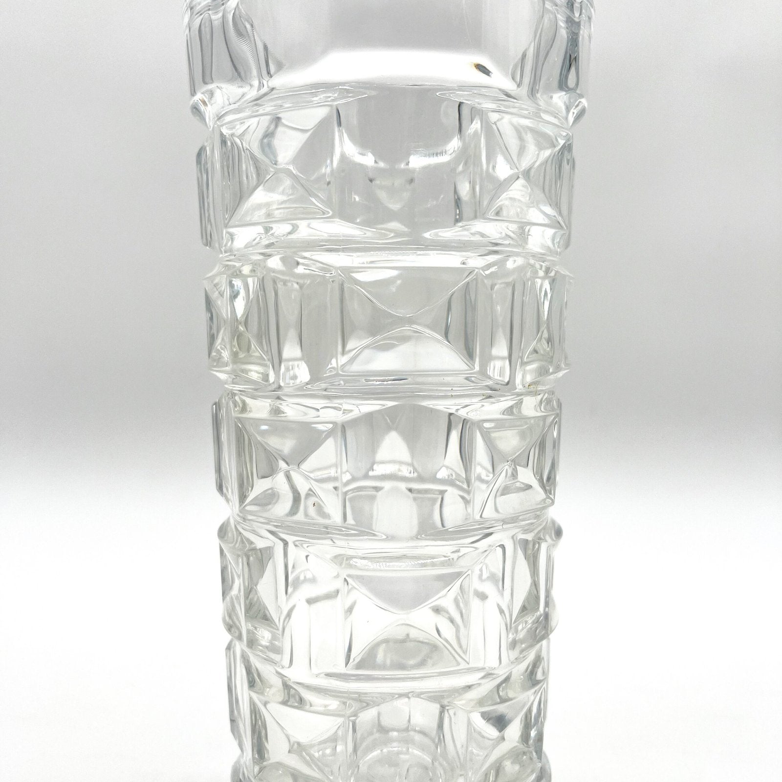 VASE EN VERRE A RELIEF, 1960/70