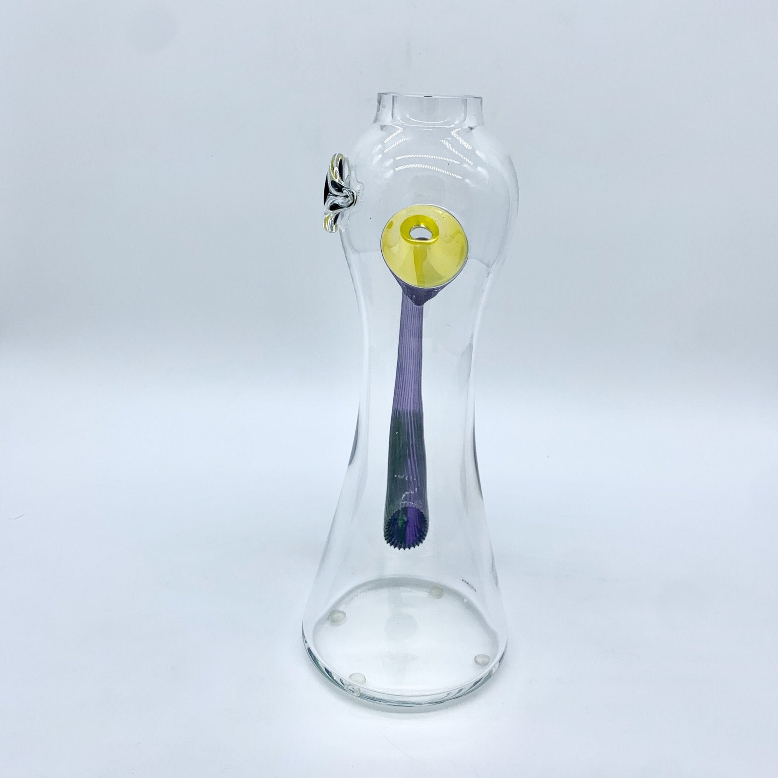 PICHET “FENIX” EN VERRE PAR KJELL ENGMAN POUR KOSTA BODA – SUÈDE, 1992