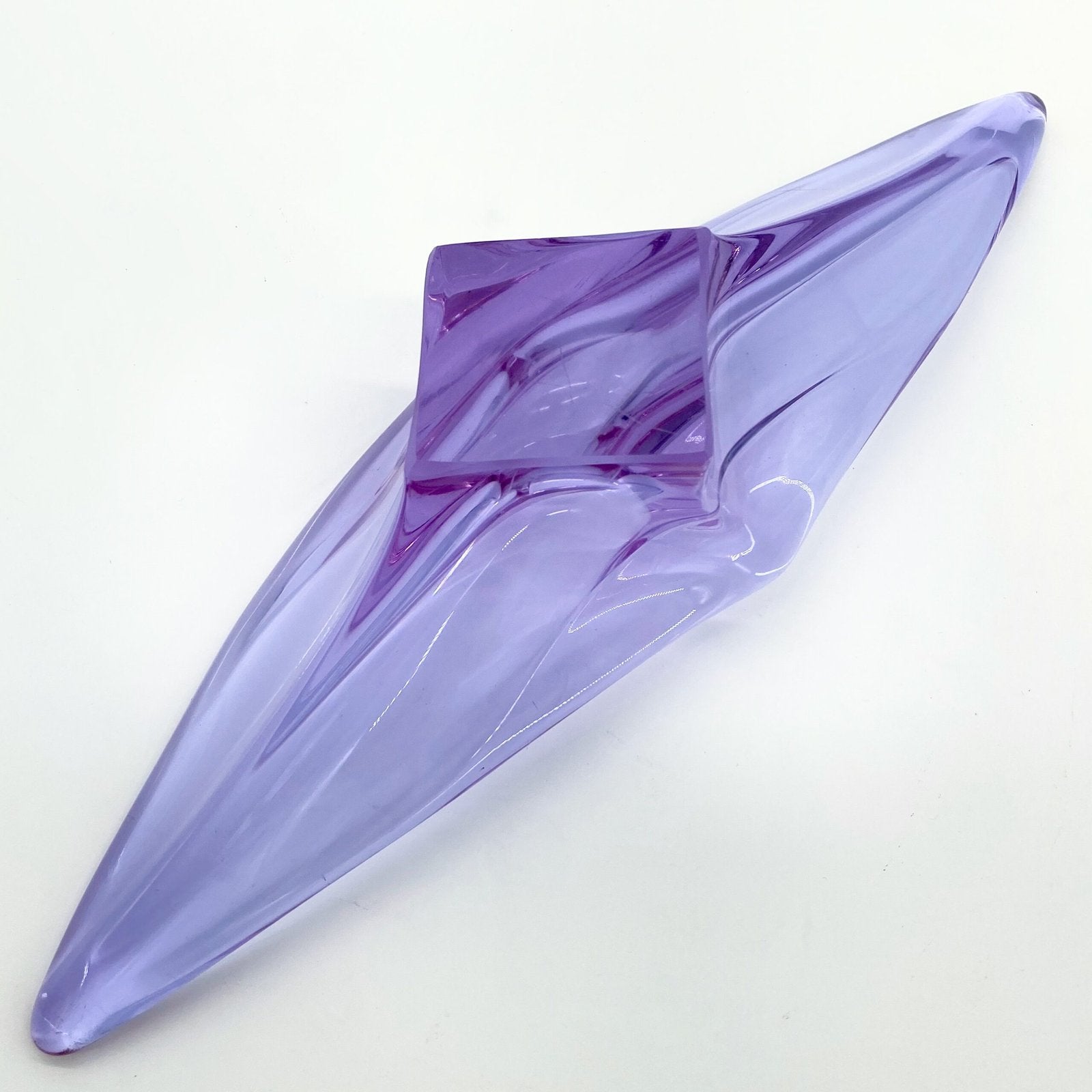 COUPE MAUVE CRISTAL DE BOHEME, 1950/60