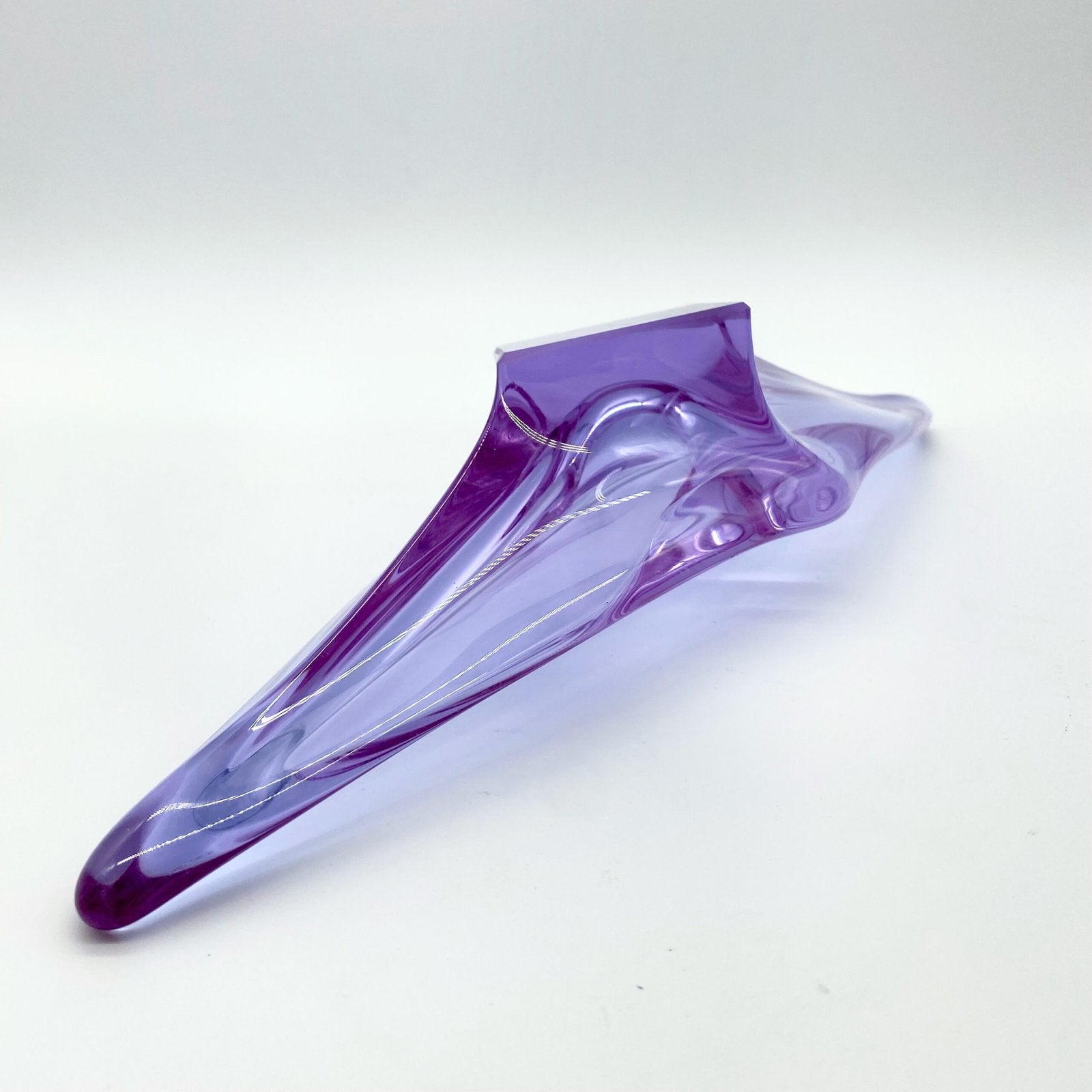 COUPE MAUVE CRISTAL DE BOHEME, 1950/60