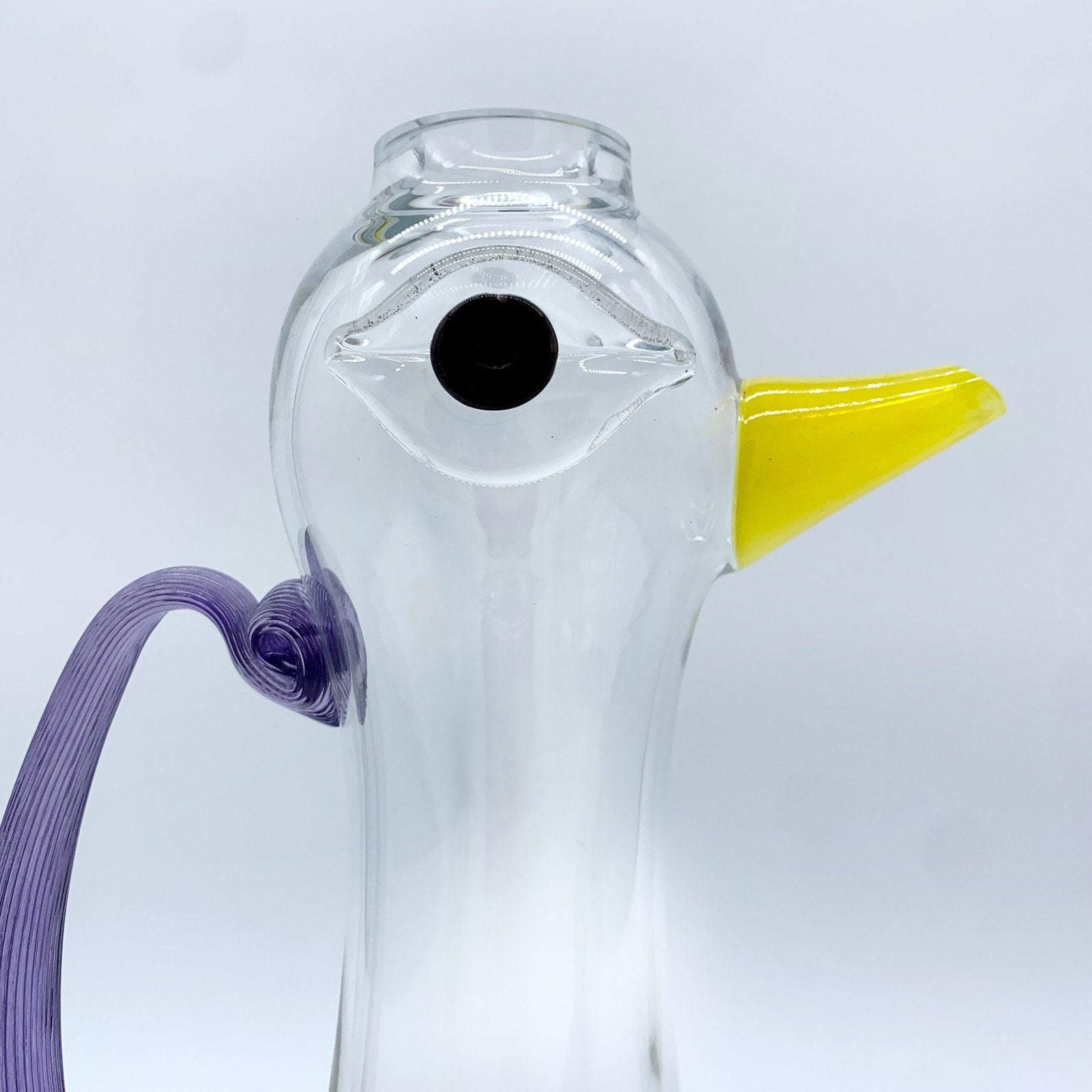 PICHET “FENIX” EN VERRE PAR KJELL ENGMAN POUR KOSTA BODA – SUÈDE, 1992