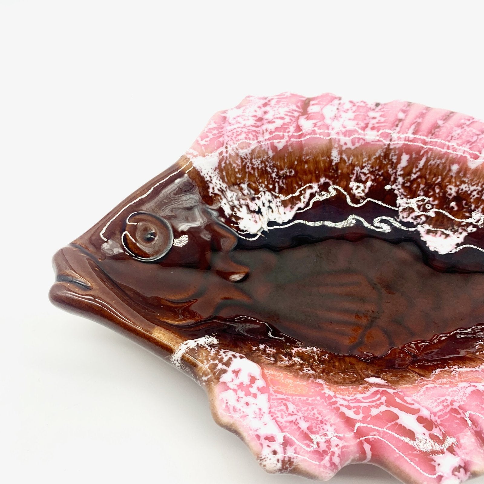 POISSON ROSE ET CHOCO, VALLAURIS , 1960