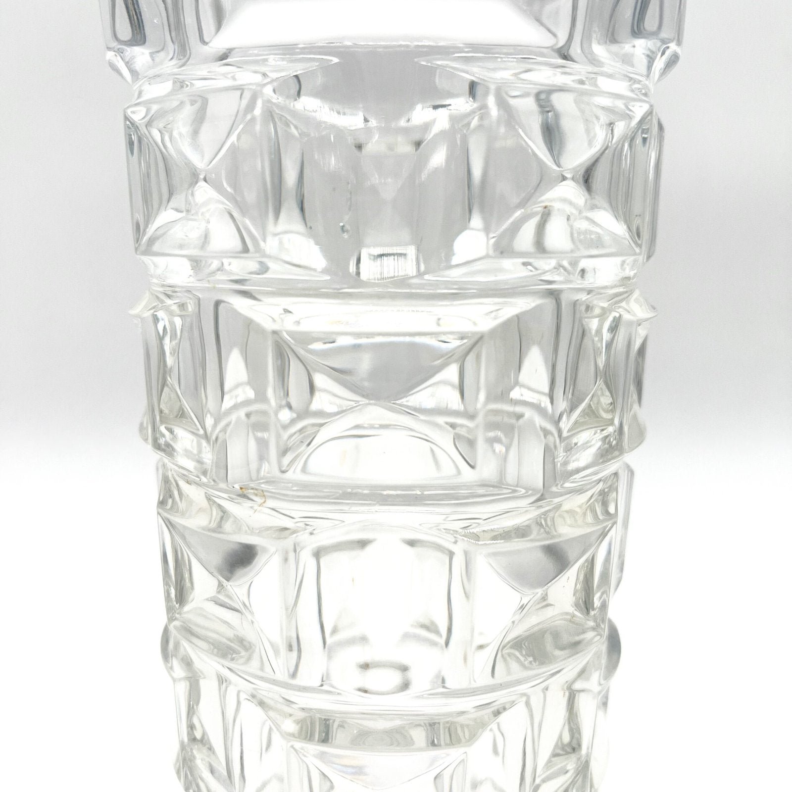 VASE EN VERRE A RELIEF, 1960/70