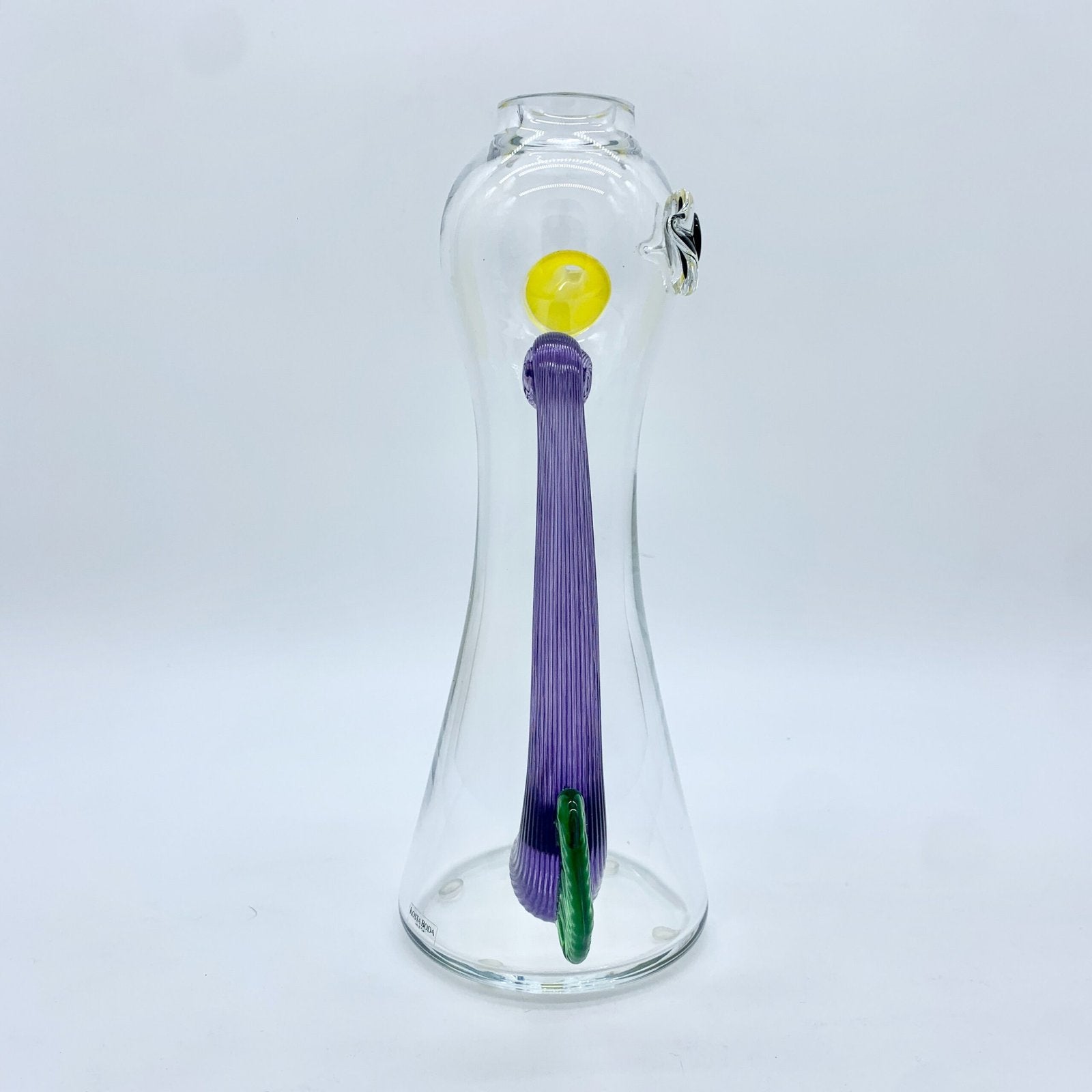 PICHET “FENIX” EN VERRE PAR KJELL ENGMAN POUR KOSTA BODA – SUÈDE, 1992