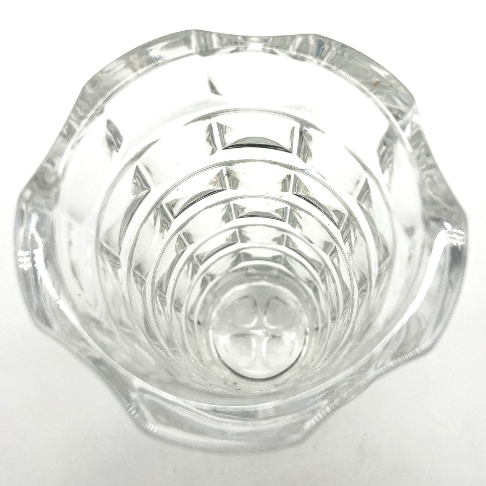 VASE EN VERRE A RELIEF, 1960/70