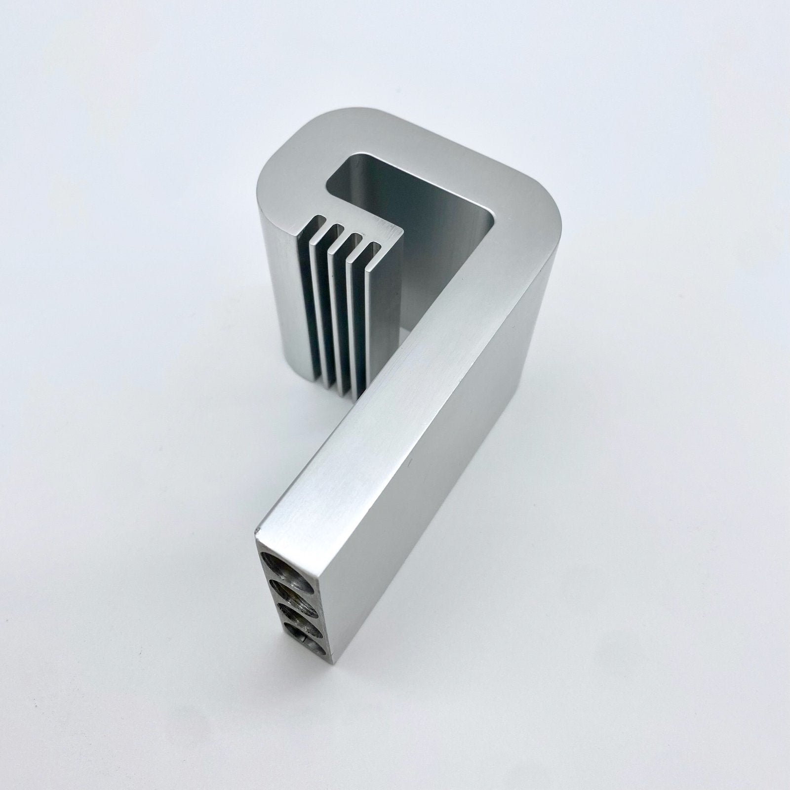 PORTE-STYLO / PRESSE-PAPIER - ALUMINIUM PAR PIERRE VANDEL – 1970s
