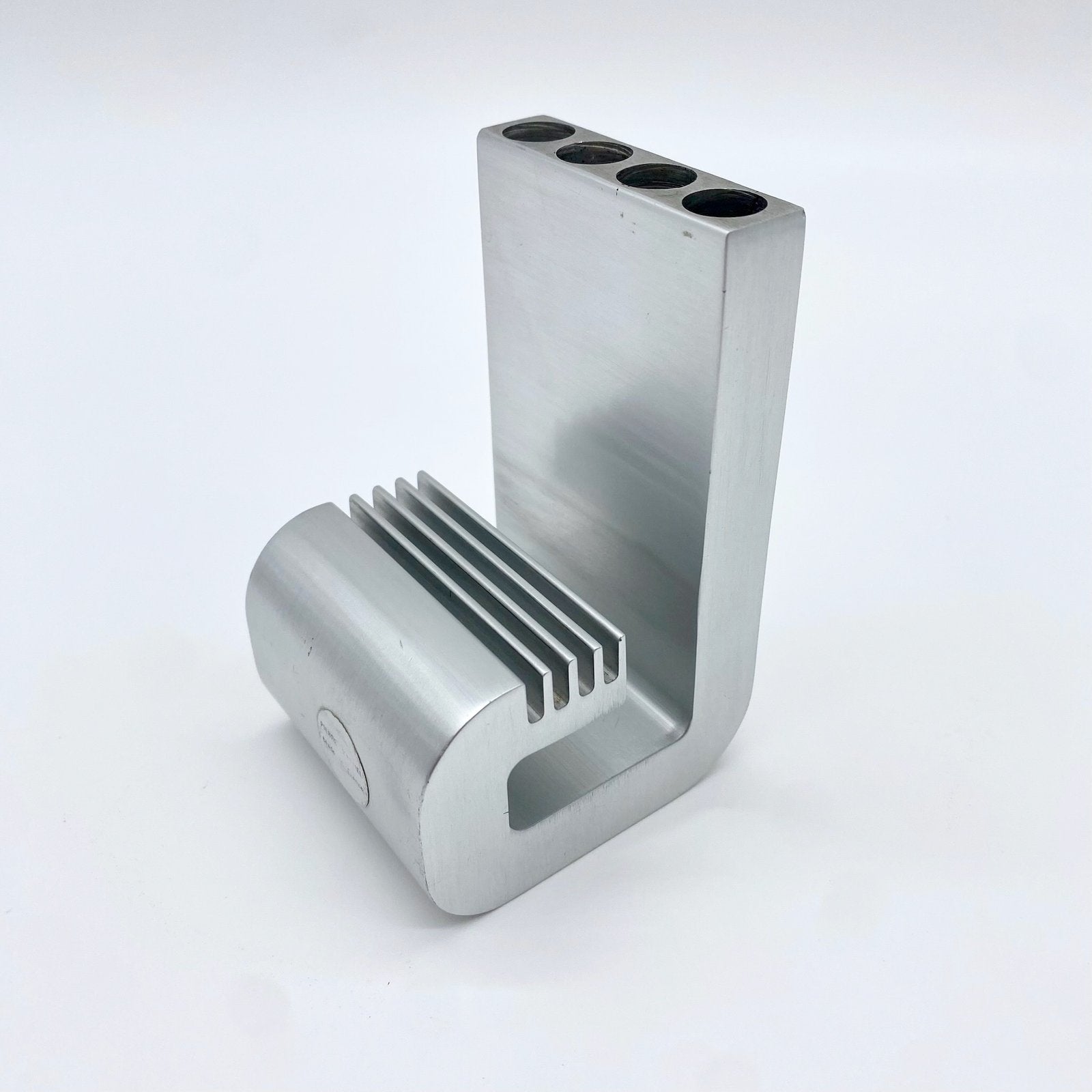 PORTE-STYLO / PRESSE-PAPIER - ALUMINIUM PAR PIERRE VANDEL – 1970s