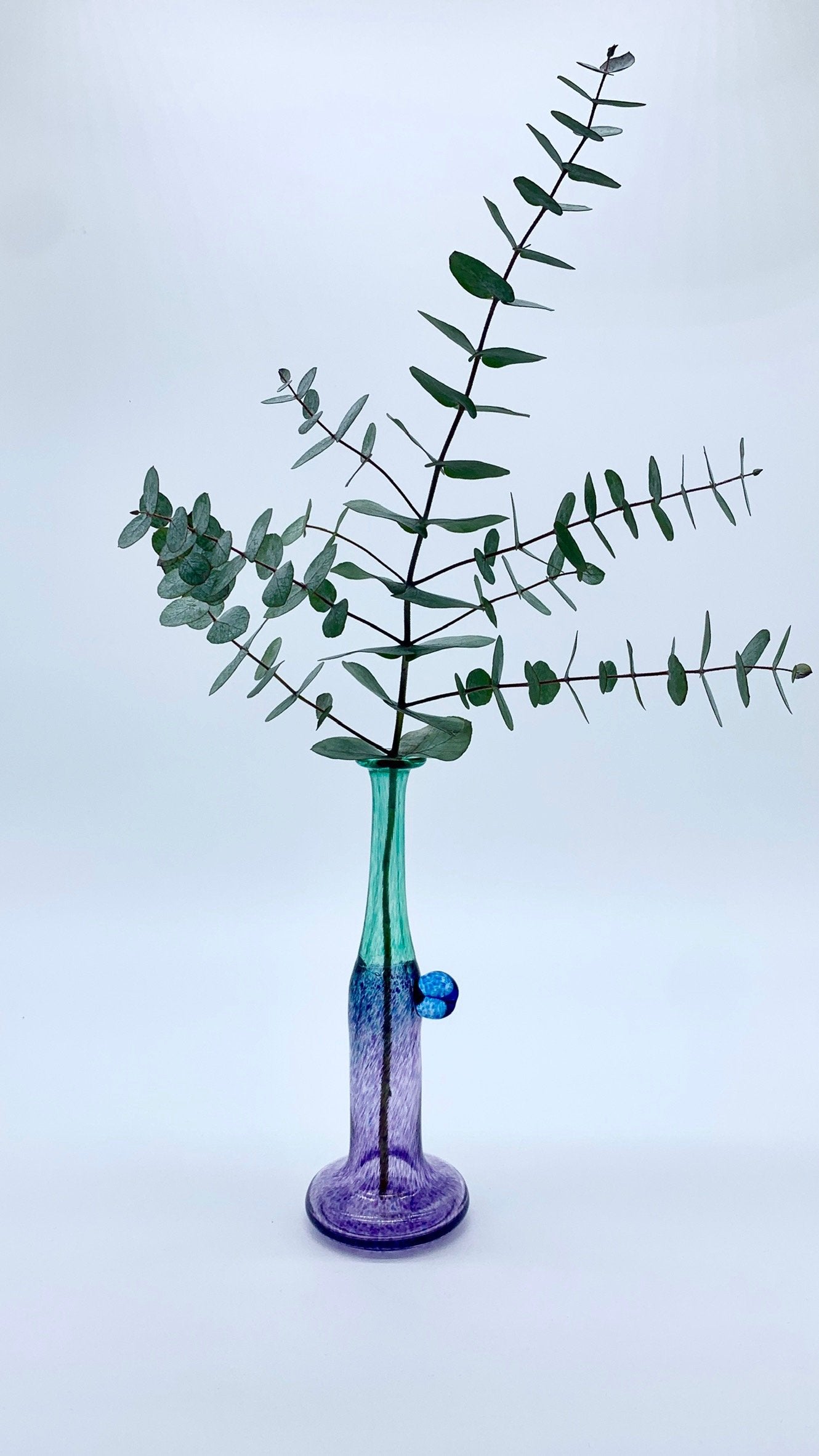 VASE WIND PIPE, BERTIL DE VALLIEN, KOSTA BODA, SUÈDE, 1980