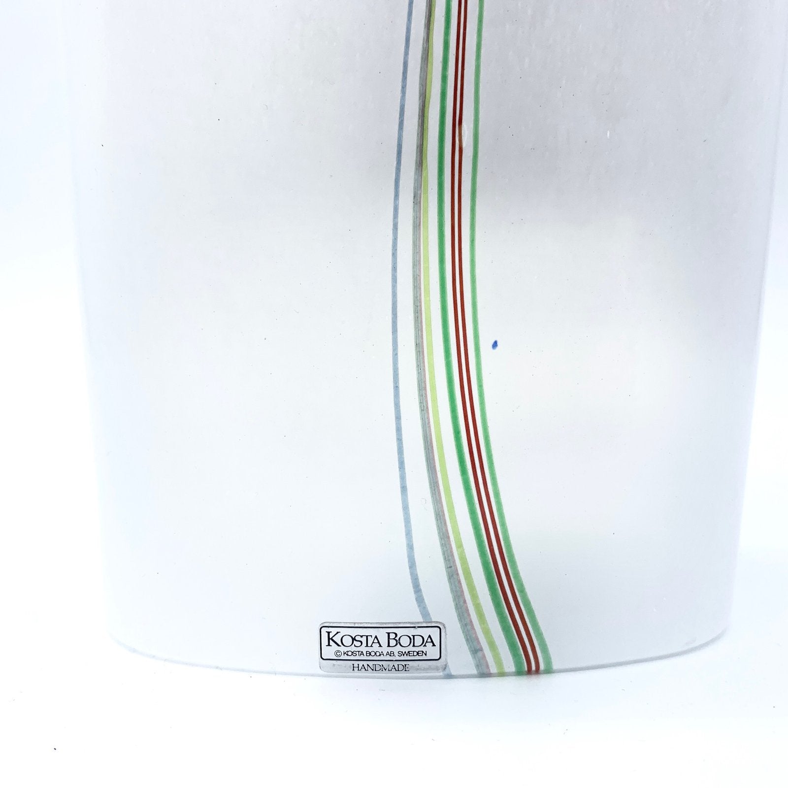 VASE ARC EN CIEL, KOSTA BODA, 1970