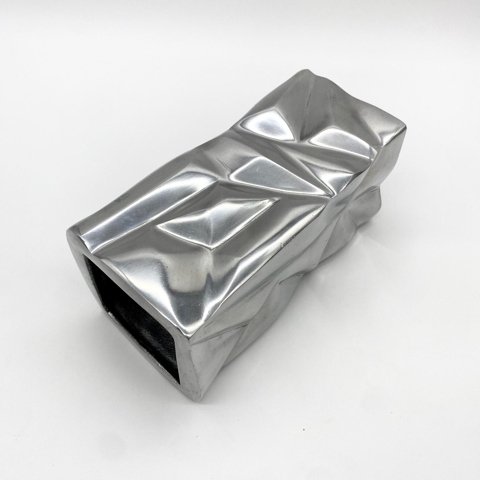 VASE "FROISSÉ" / FONTE D’ALUMINIUM – 1970s