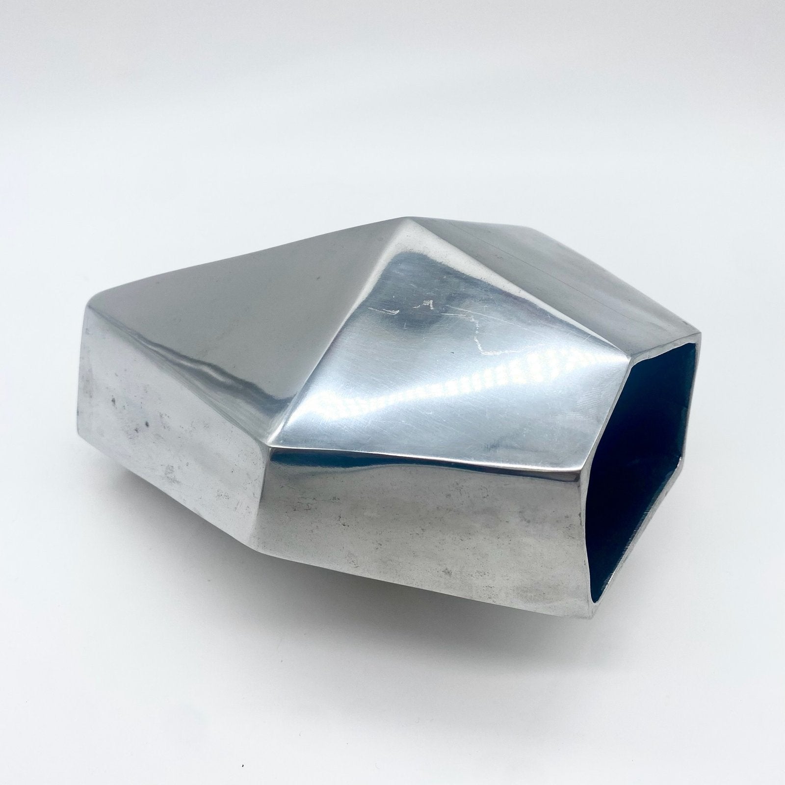 VASE "ICEBREG" / FONTE D'ALUMINIUM, ISLANDE, 1980s