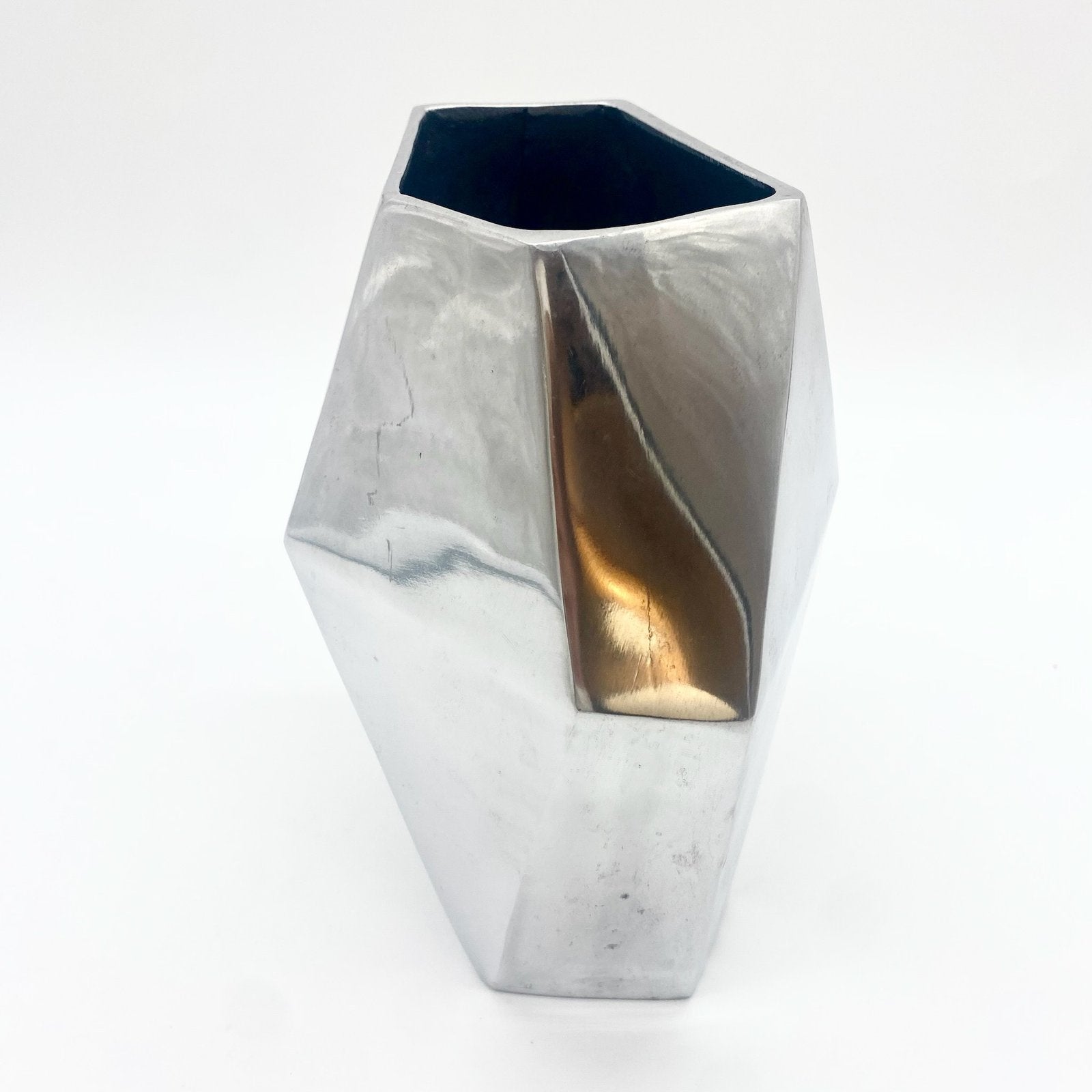 VASE "ICEBREG" / FONTE D'ALUMINIUM, ISLANDE, 1980s