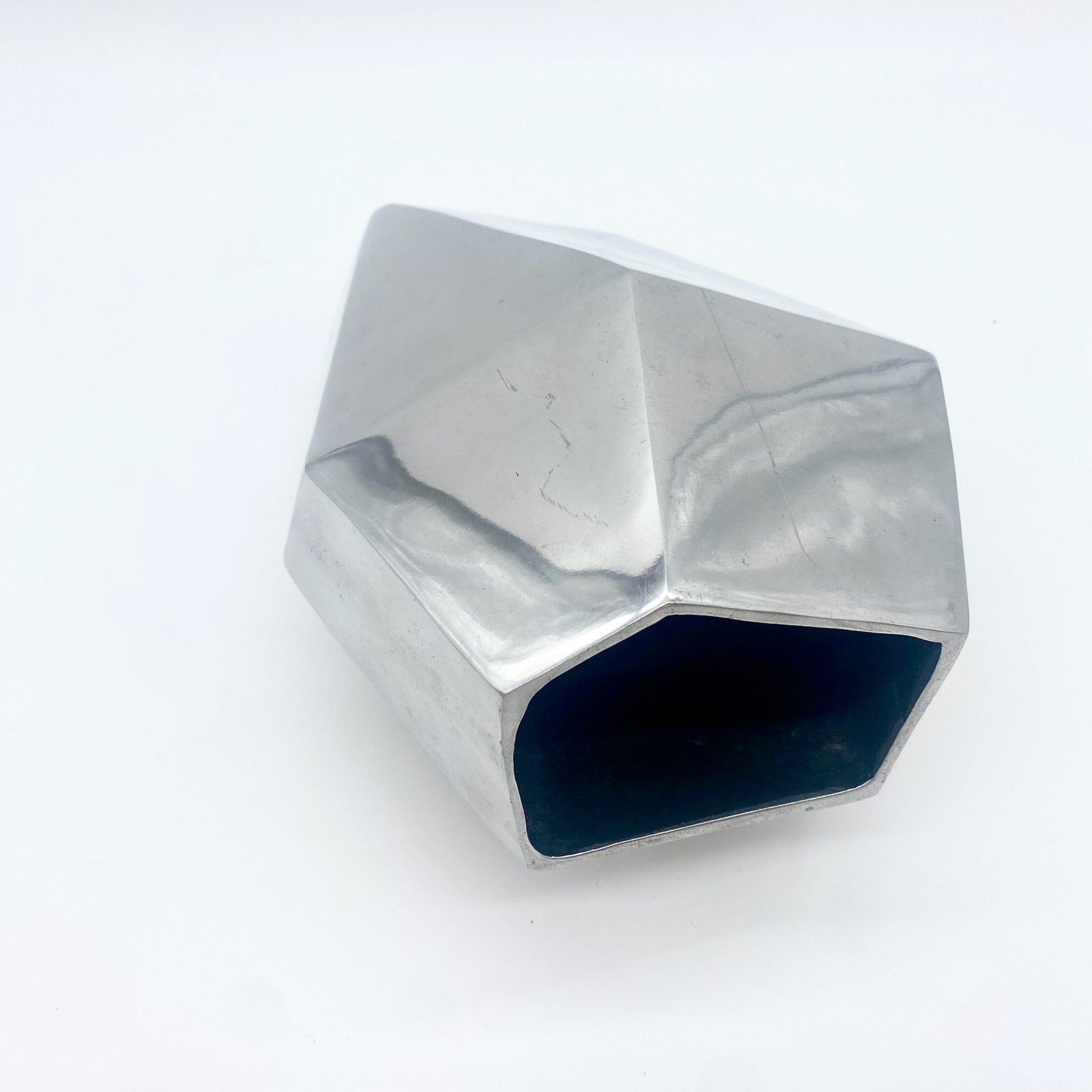 VASE "ICEBREG" / FONTE D'ALUMINIUM, ISLANDE, 1980s