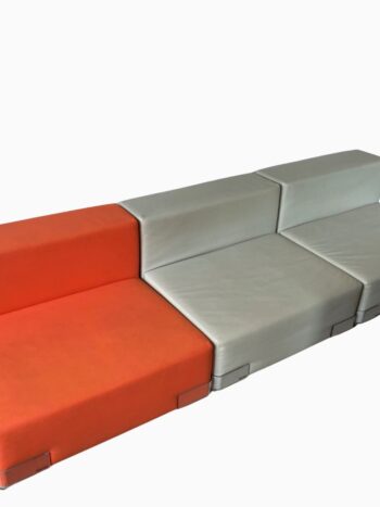 3 chauffeuses modulables modèle Plastics par Piero Lissoni pour Kartell, 1970