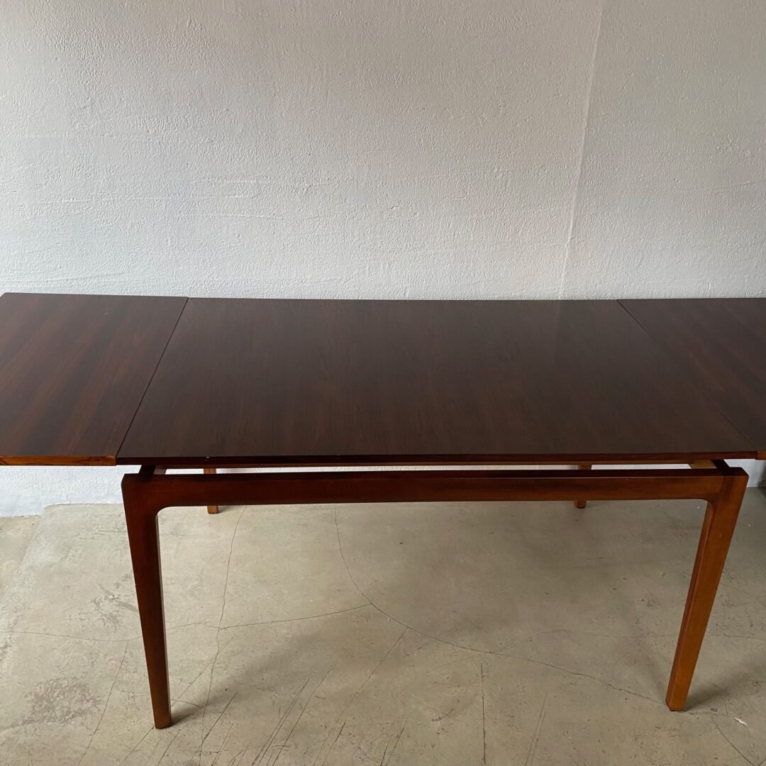 Table basse Scandinave Midcentury Modern - Extensions ouvertes