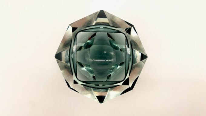 CENDRIER FORME DE DIAMAND, VERRE DE MURANO, 1960 – Image 16