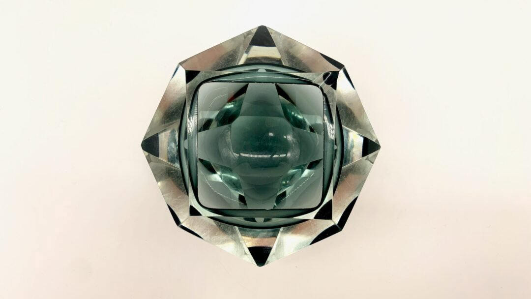 CENDRIER FORME DE DIAMAND, VERRE DE MURANO, 1960 – Image 16