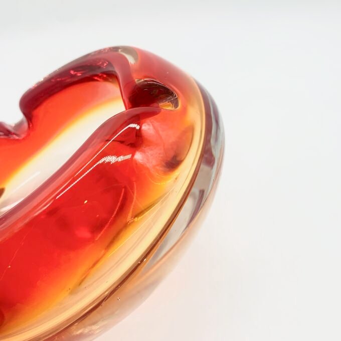 CENDRIER MURANO ROUGE, 1960 – Image 7