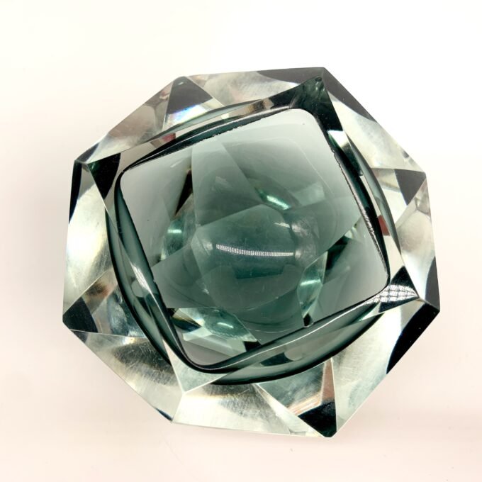 CENDRIER FORME DE DIAMAND, VERRE DE MURANO, 1960 – Image 10