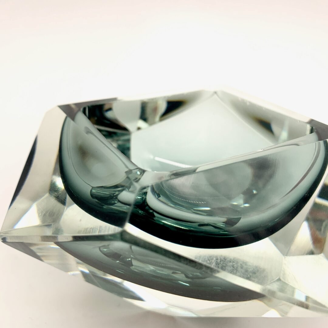 CENDRIER FORME DE DIAMAND, VERRE DE MURANO, 1960 – Image 9