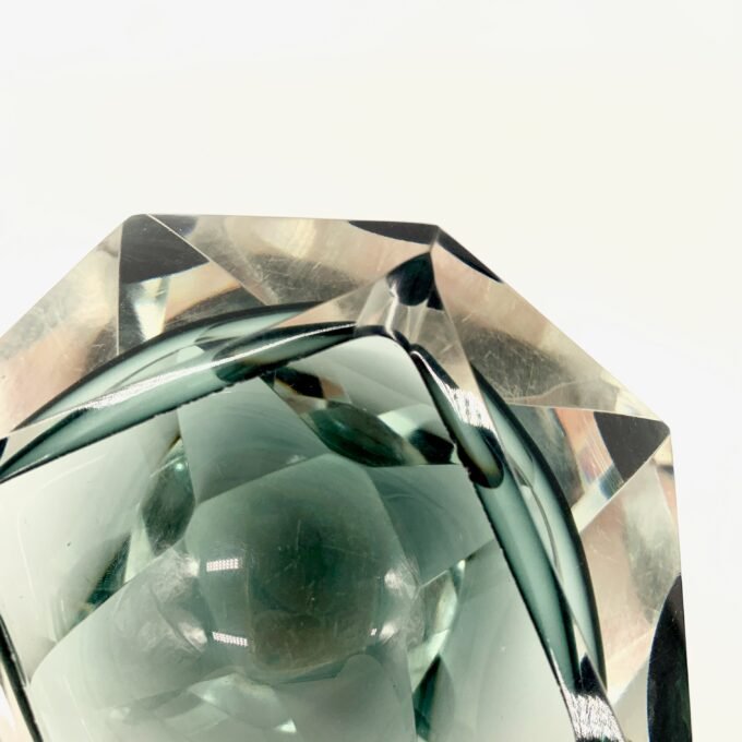 CENDRIER FORME DE DIAMAND, VERRE DE MURANO, 1960 – Image 7