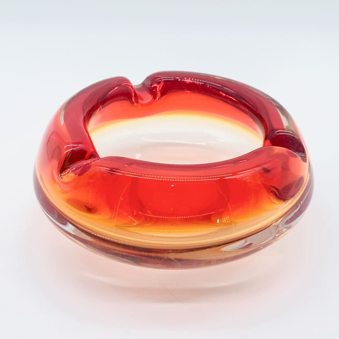 CENDRIER MURANO ROUGE, 1960 – Image 3