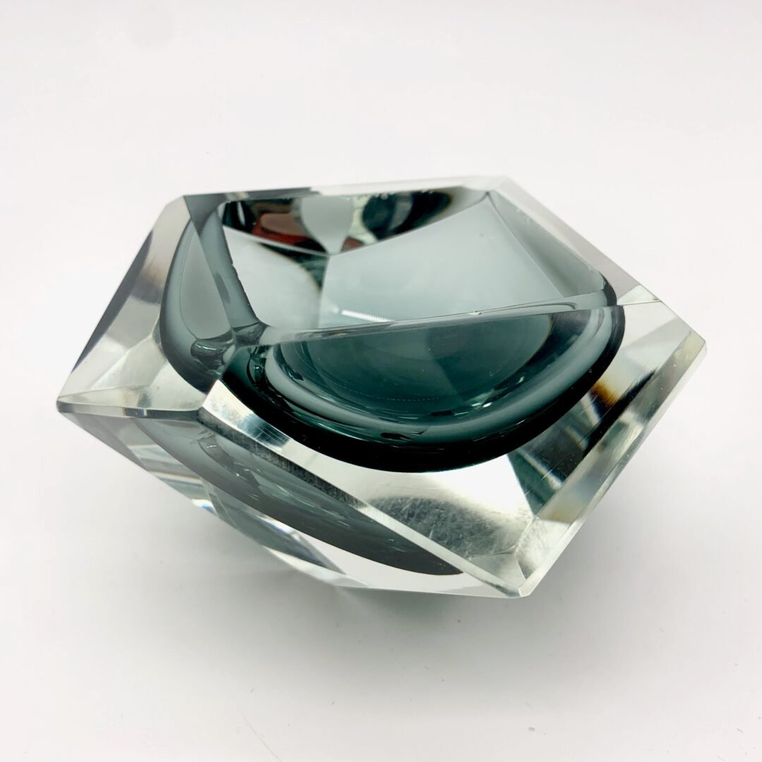 CENDRIER FORME DE DIAMAND, VERRE DE MURANO, 1960 – Image 2