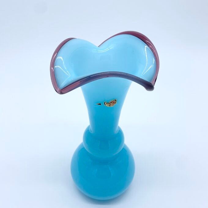 VASE OPALINE BLEU, 1950 – Image 4