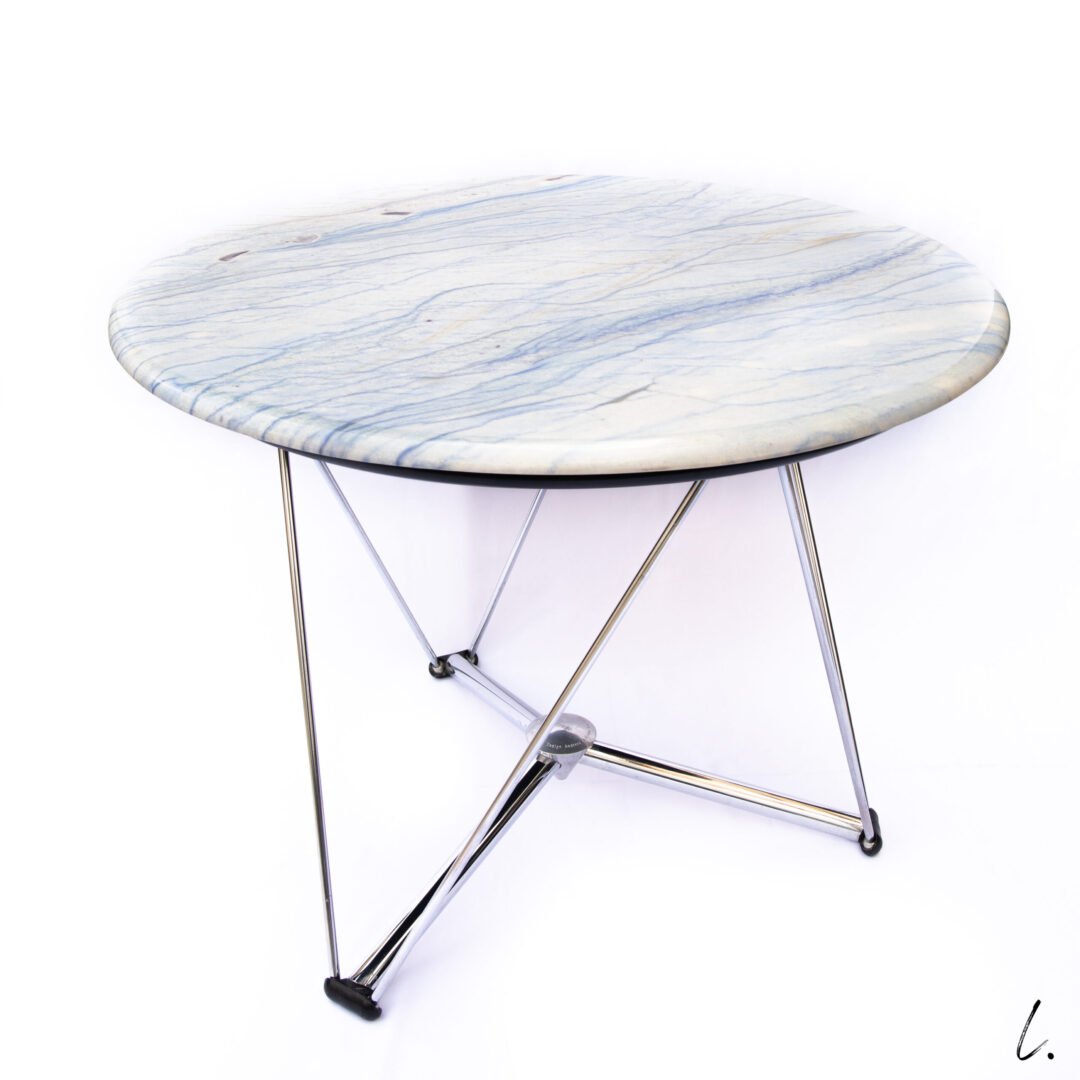 "LEM" TABLE, BLUE MARBLE FOR MAGIS, 1980