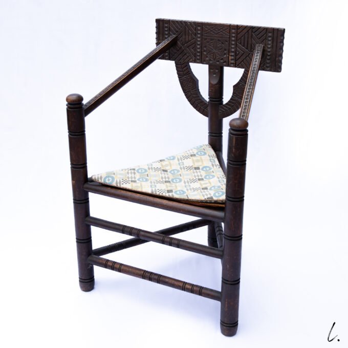 PAIR OF MONK CHAIRS IN SOLID OAK, SWEDEN, 1900 – Image 28