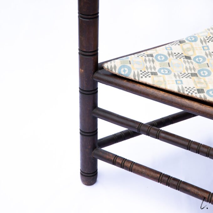 PAIR OF MONK CHAIRS IN SOLID OAK, SWEDEN, 1900 – Image 19