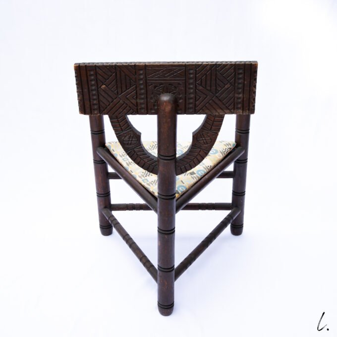 PAIR OF MONK CHAIRS IN SOLID OAK, SWEDEN, 1900 – Image 18