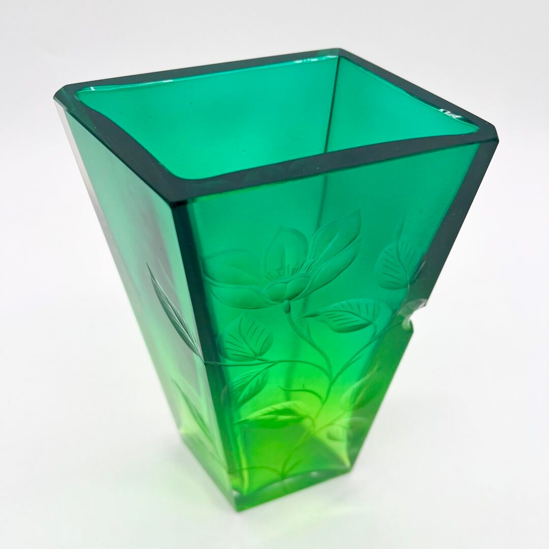 VASE GRAVÉ ART NOUVEAU, CRISTAL DE MOSER, 1900 – Image 14