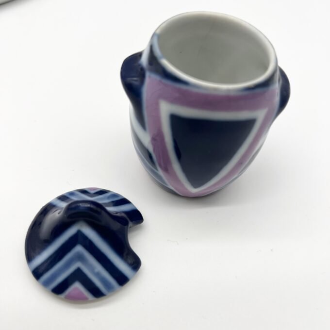 SERVICE A CRÈME PORCELAINE ÉMAILLÉE, MARGUERITE ROUGERIE, 1930 – Image 5