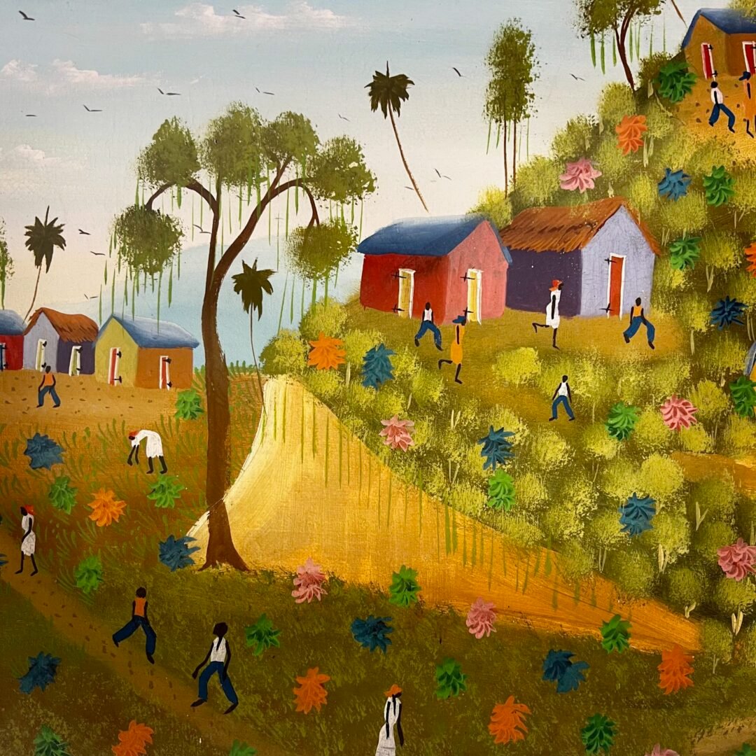 PEINTURE D'ART HAITIEN, EUGENE MILAIRE, 1985 – Image 4