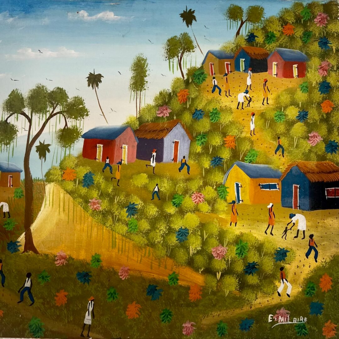PEINTURE D'ART HAITIEN, EUGENE MILAIRE, 1985 – Image 2