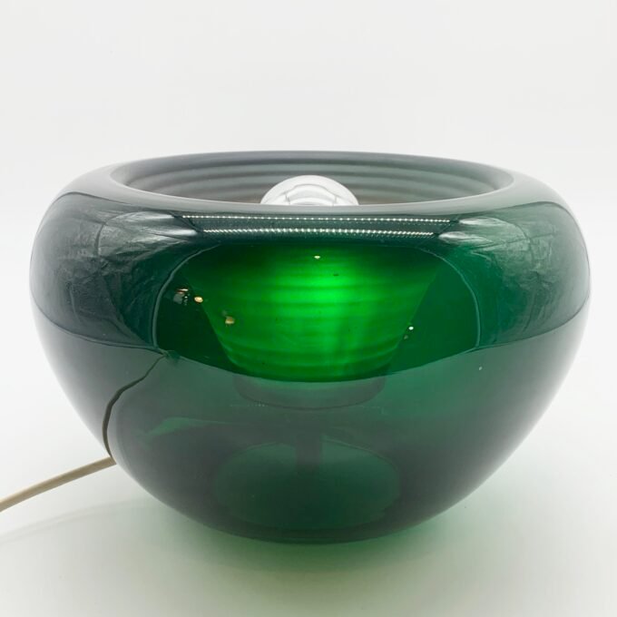 LAMPE "SPACE AGE" VERTE - VERRE DE MURANO, 1970s – Image 4