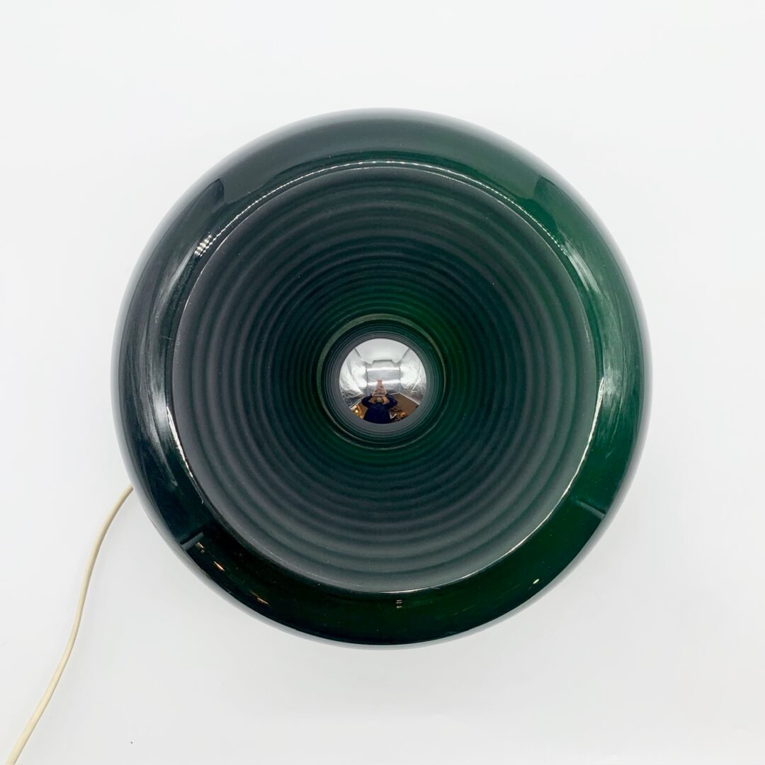 LAMPE "SPACE AGE" VERTE - VERRE DE MURANO, 1970s – Image 11