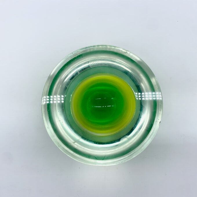 CENDRIER FLAVIO POLI, MURANO, VERT/JAUNE, SEGUSO, 1970 – Image 11