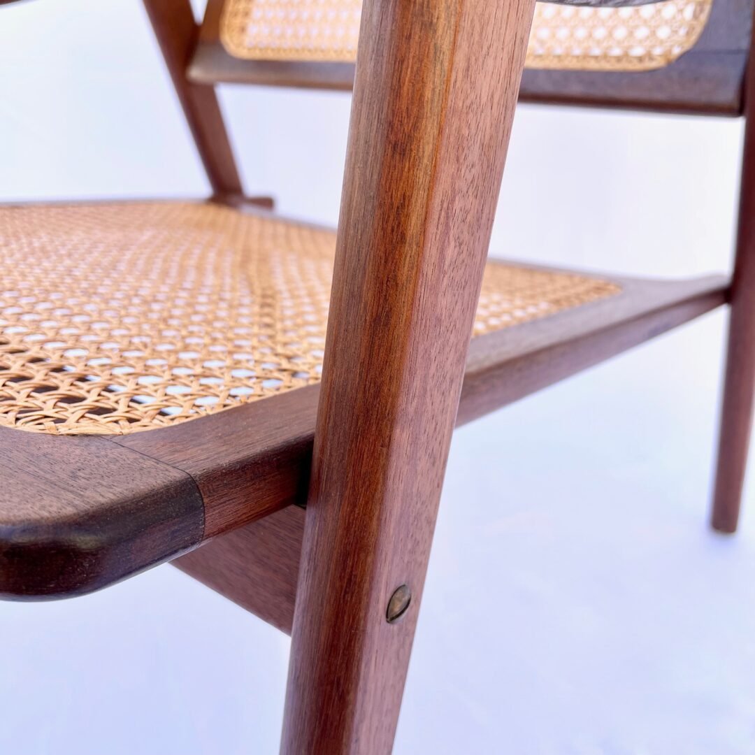 TEAK ARMCHAIR BY MICHEL DUCAROY FOR SNA ROSET, FRANCE, 1952 – Image 11